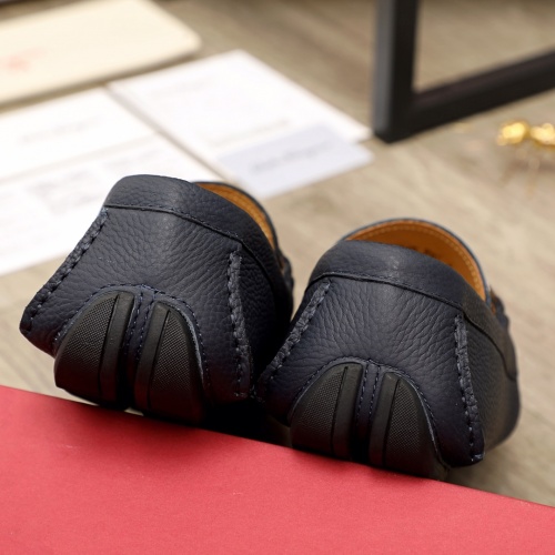 Replica Ferragamo Leather Shoes For Men #951150 $88.00 USD for Wholesale