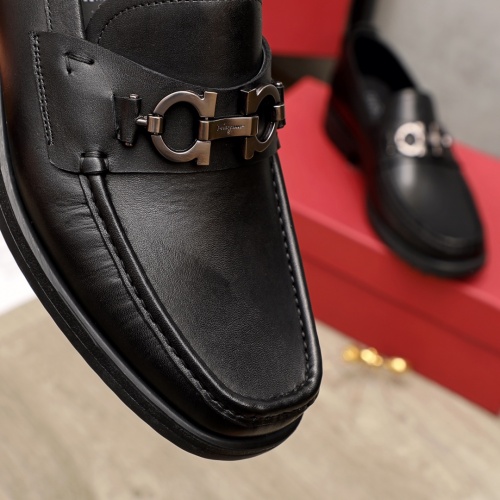 Replica Ferragamo Leather Shoes For Men #951158 $96.00 USD for Wholesale