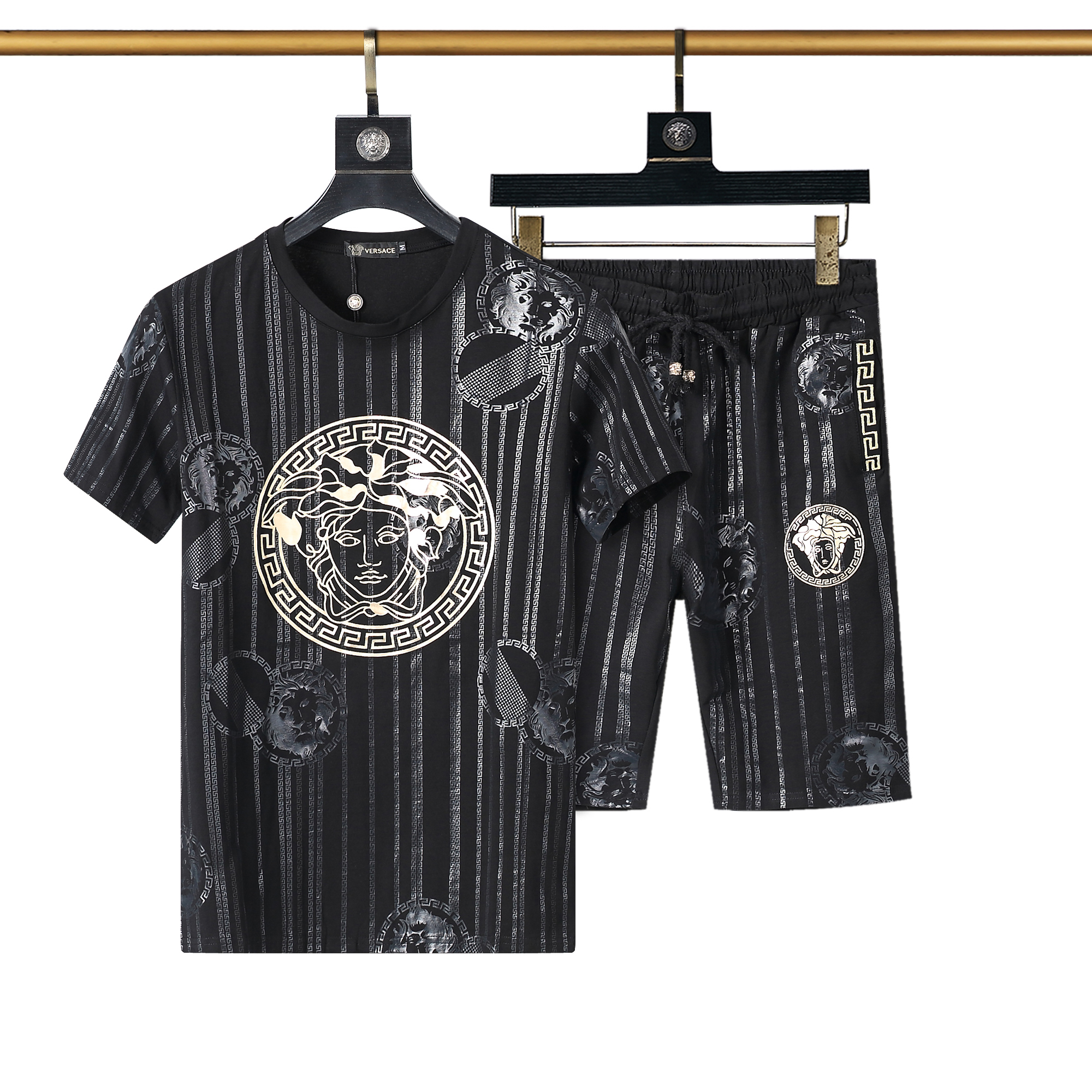 versace short set men's