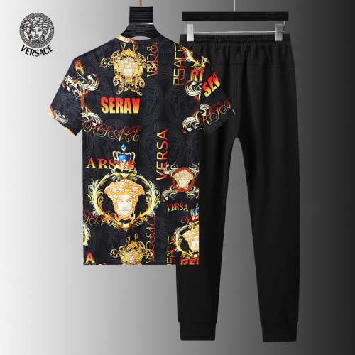 Replica Versace Tracksuits Short Sleeved For Men #951447 $64.00 USD for Wholesale