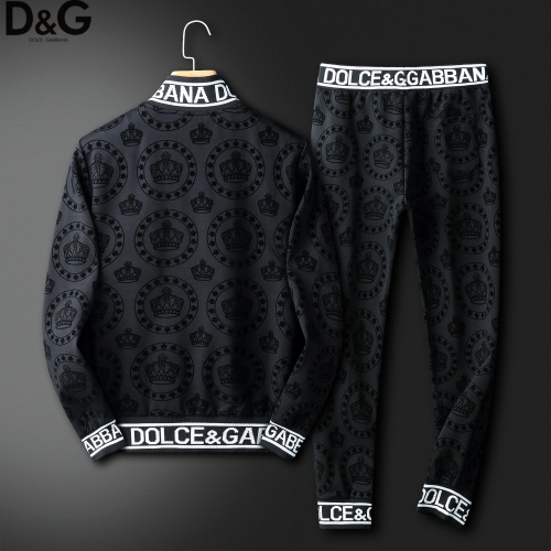 Replica Dolce & Gabbana D&G Tracksuits Long Sleeved For Men #951590 $92.00 USD for Wholesale