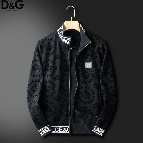 Replica Dolce & Gabbana D&G Tracksuits Long Sleeved For Men #951590 $92.00 USD for Wholesale