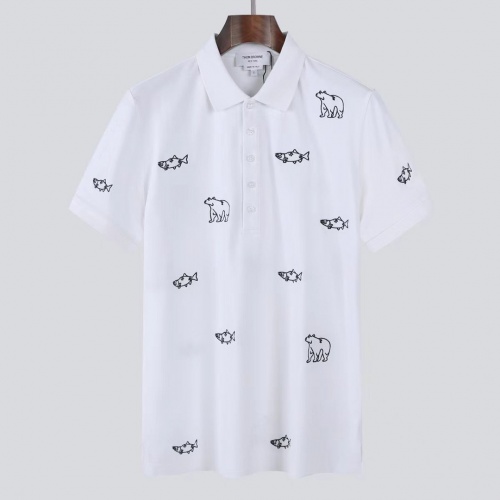 Thom Browne TB T-Shirts Short Sleeved For Men #951830 $42.00 USD, Wholesale Replica Thom Browne TB T-Shirts