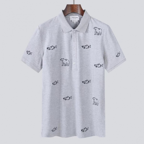 Thom Browne TB T-Shirts Short Sleeved For Men #951831 $42.00 USD, Wholesale Replica Thom Browne TB T-Shirts