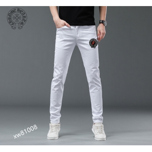 Replica Chrome Hearts Jeans For Men #951950 $48.00 USD for Wholesale