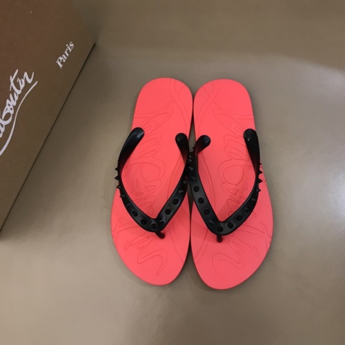 louboutin flip flops mens