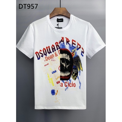 Dsquared T-Shirts Short Sleeved For Men #952038 $27.00 USD, Wholesale Replica Dsquared T-Shirts