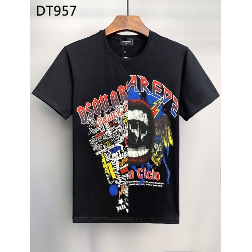 Dsquared T-Shirts Short Sleeved For Men #952039 $27.00 USD, Wholesale Replica Dsquared T-Shirts