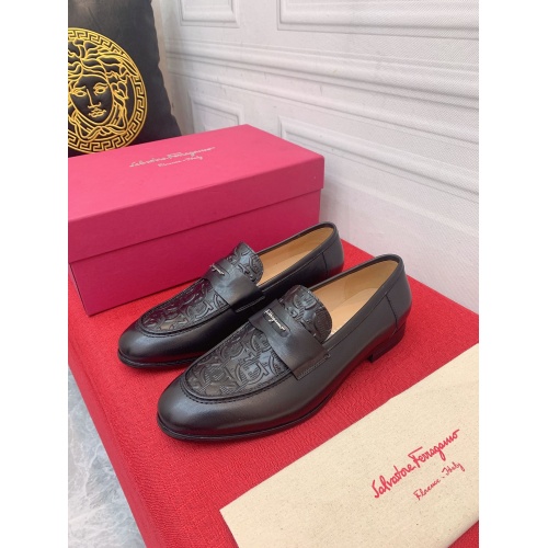 $96.00 USD Ferragamo Leather Shoes For Men #952141