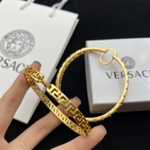 Replica Versace Earrings For Women #952217 $34.00 USD for Wholesale