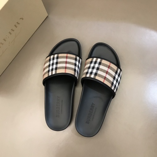 Replica Burberry Slippers For Men #952349 $48.00 USD for Wholesale