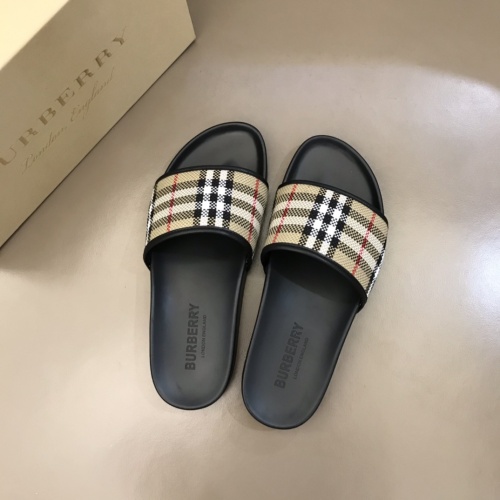 Replica Burberry Slippers For Men #952350 $48.00 USD for Wholesale