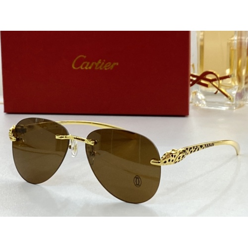 Cartier AAA Quality Sunglassess #952547 $45.00 USD, Wholesale Replica Cartier AAA Quality Sunglassess
