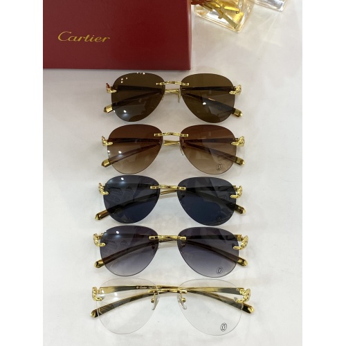 Replica Cartier AAA Quality Sunglassess #952547 $45.00 USD for Wholesale