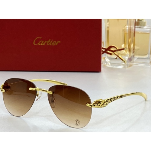Cartier AAA Quality Sunglassess #952548 $45.00 USD, Wholesale Replica Cartier AAA Quality Sunglassess