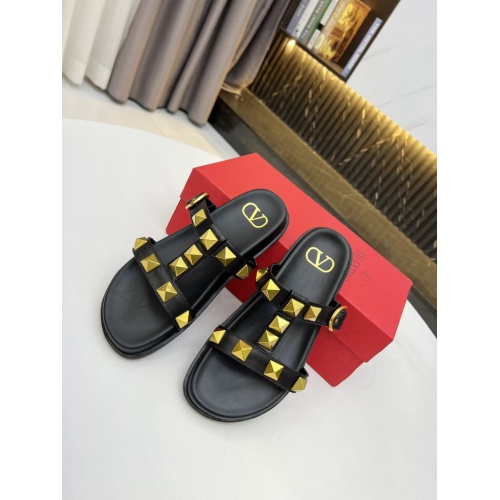 Replica Valentino Slippers For Women #952642 $72.00 USD for Wholesale
