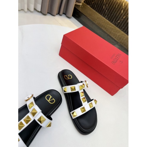 Replica Valentino Slippers For Women #952644 $72.00 USD for Wholesale
