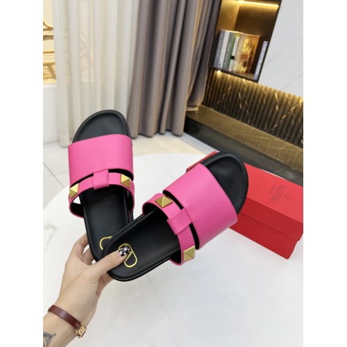 Replica Valentino Slippers For Women #952646 $72.00 USD for Wholesale