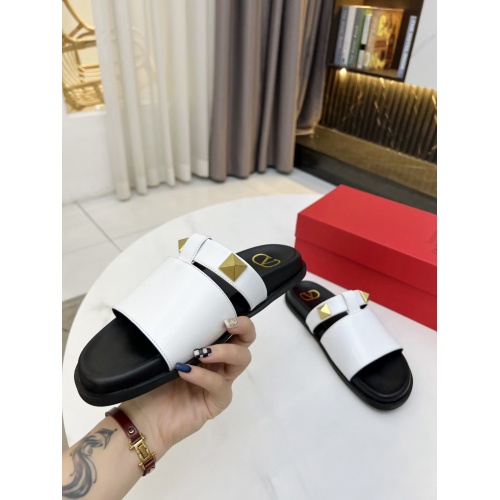 Replica Valentino Slippers For Women #952648 $72.00 USD for Wholesale