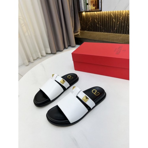 Replica Valentino Slippers For Women #952648 $72.00 USD for Wholesale