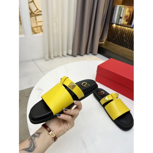Replica Valentino Slippers For Women #952650 $72.00 USD for Wholesale