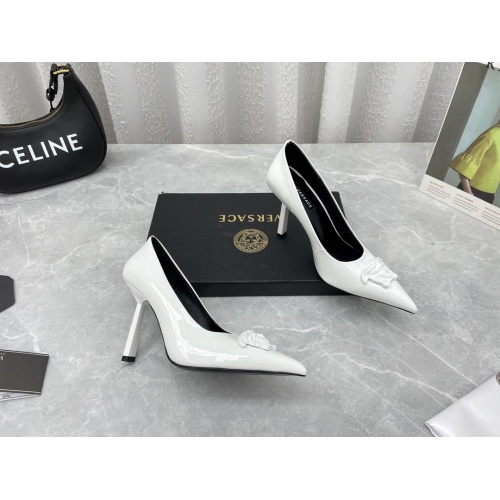 Replica Versace High-Heeled Shoes For Women #952755 $108.00 USD for Wholesale