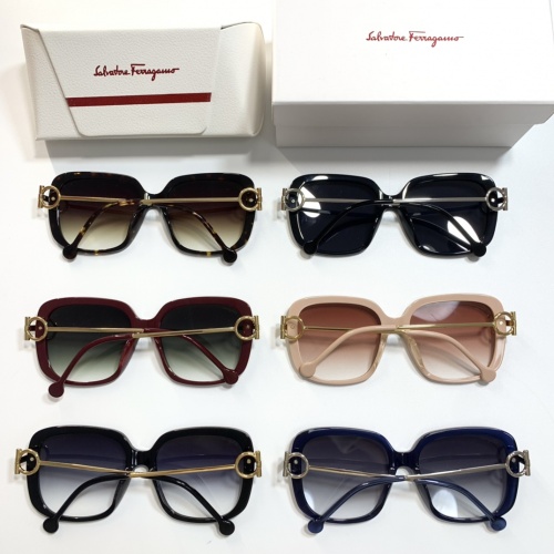 Replica Salvatore Ferragamo AAA Quality Sunglasses #952819 $60.00 USD for Wholesale