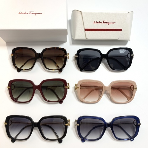 Replica Salvatore Ferragamo AAA Quality Sunglasses #952821 $60.00 USD for Wholesale