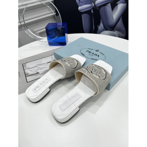Replica Prada Slippers For Women #952904 $82.00 USD for Wholesale