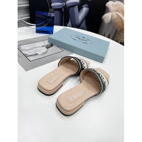 Replica Prada Slippers For Women #952906 $82.00 USD for Wholesale