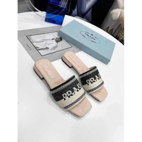 Replica Prada Slippers For Women #952906 $82.00 USD for Wholesale