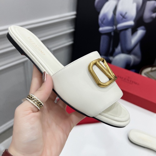 Replica Valentino Slippers For Women #953175 $82.00 USD for Wholesale