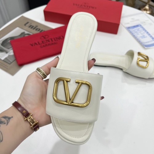 Replica Valentino Slippers For Women #953175 $82.00 USD for Wholesale
