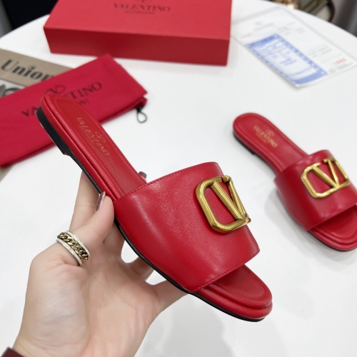 Replica Valentino Slippers For Women #953176 $82.00 USD for Wholesale