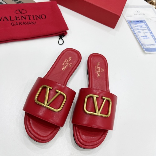 Replica Valentino Slippers For Women #953176 $82.00 USD for Wholesale