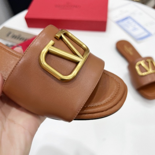 Replica Valentino Slippers For Women #953178 $82.00 USD for Wholesale