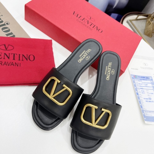 Replica Valentino Slippers For Women #953179 $82.00 USD for Wholesale