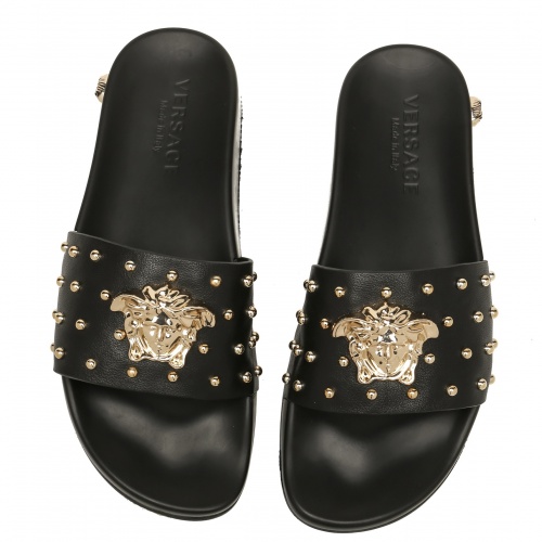Replica Versace Slippers For Men #953192 $64.00 USD for Wholesale