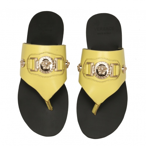 Replica Versace Slippers For Women #953196 $68.00 USD for Wholesale