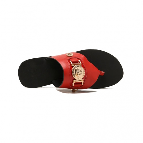 Replica Versace Slippers For Women #953198 $68.00 USD for Wholesale