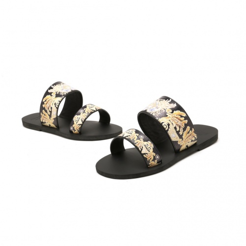 Replica Versace Slippers For Women #953201 $72.00 USD for Wholesale