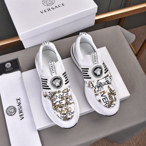 Replica Versace Casual Shoes For Men #953471 $76.00 USD for Wholesale