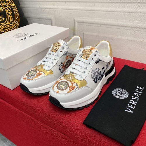 Replica Versace Casual Shoes For Men #953478 $82.00 USD for Wholesale
