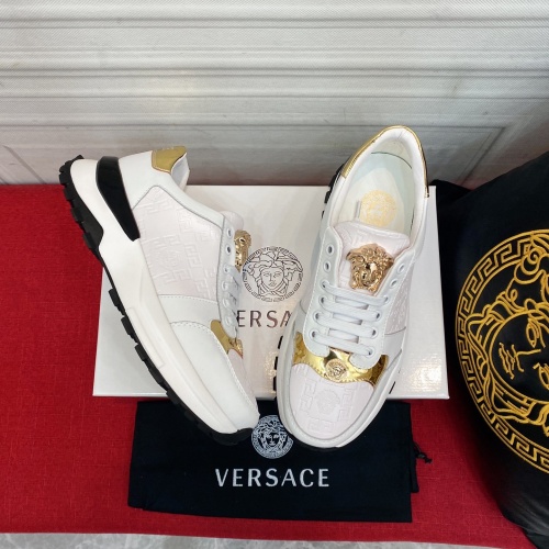 Versace Casual Shoes For Men #953479 $82.00 USD, Wholesale Replica Versace Casual Shoes