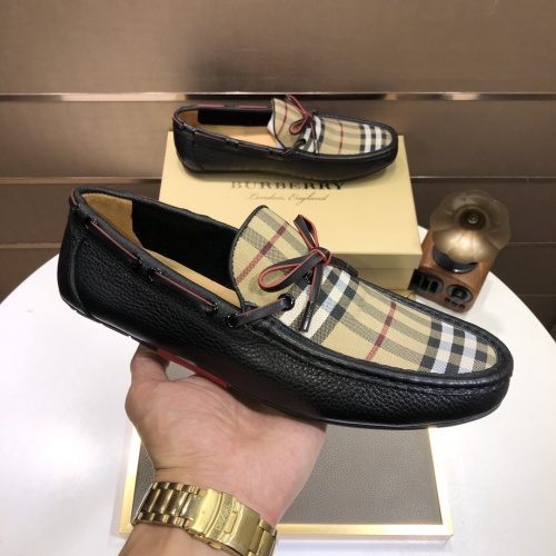 Replica Burberry Leather Shoes For Men #953578 $82.00 USD for Wholesale