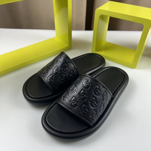 Replica Dolce & Gabbana D&G Slippers For Men #953751 $52.00 USD for Wholesale