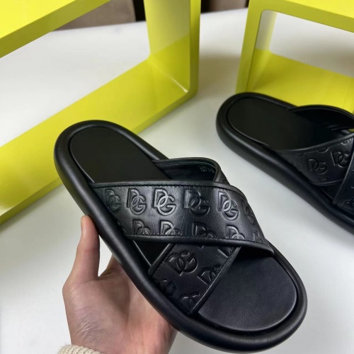 Replica Dolce & Gabbana D&G Slippers For Men #953752 $52.00 USD for Wholesale