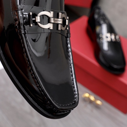 Replica Ferragamo Leather Shoes For Men #954047 $76.00 USD for Wholesale