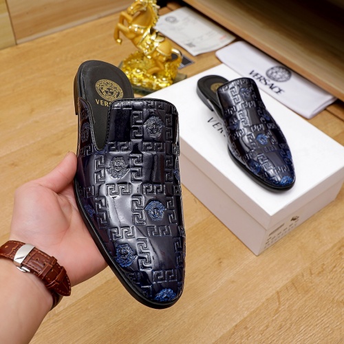 Replica Versace Slippers For Men #954210 $60.00 USD for Wholesale