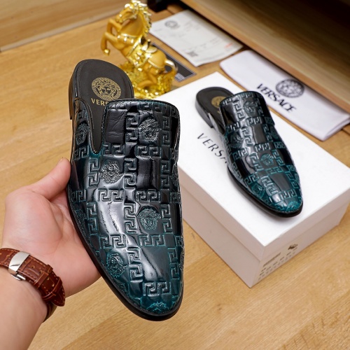 Replica Versace Slippers For Men #954212 $60.00 USD for Wholesale